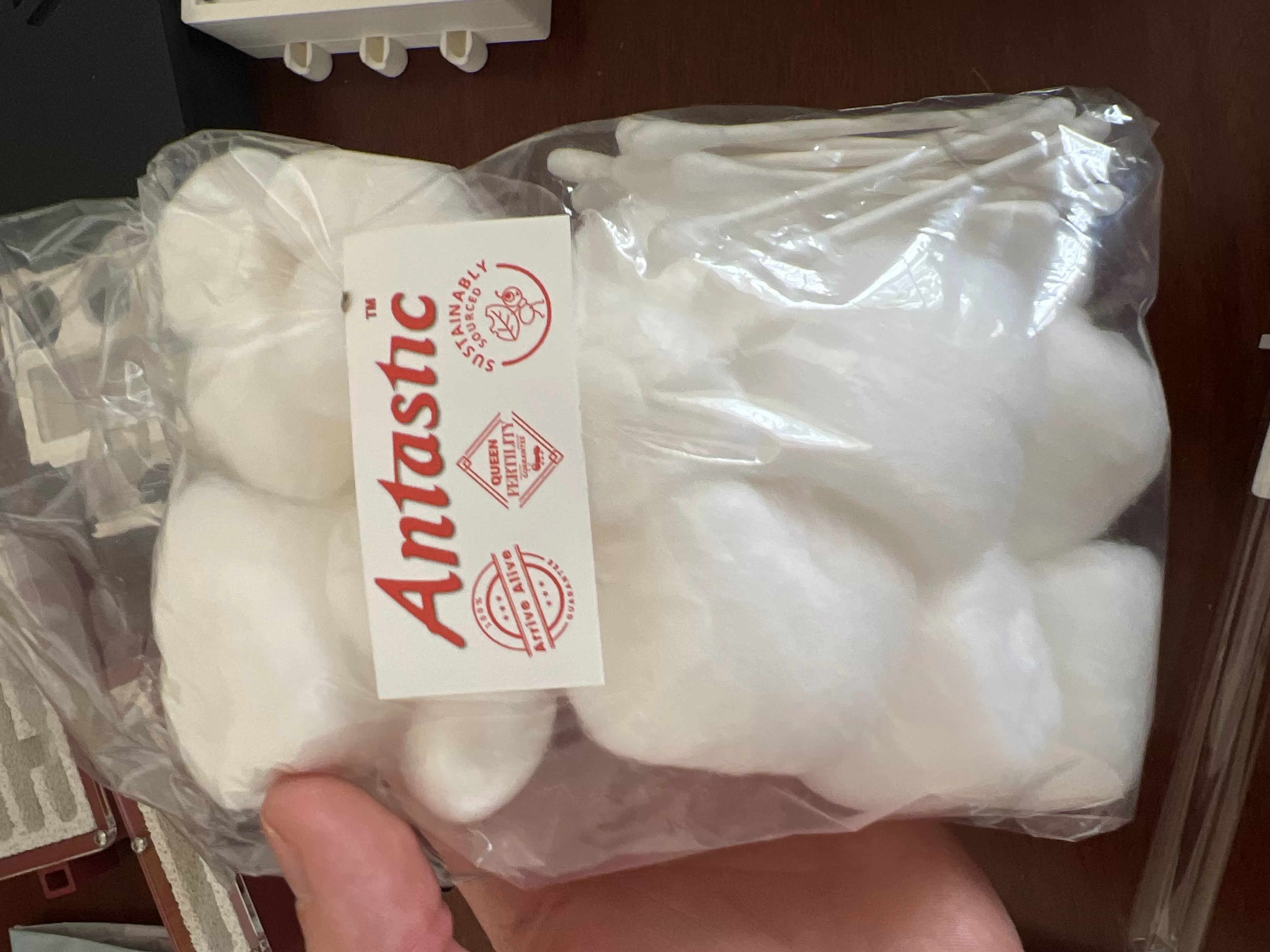 Ant Cotton Bundle XL Cotton Balls / Small Cotton Balls / QTips